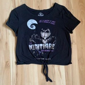 Nightmare Before Christmas Crop Top